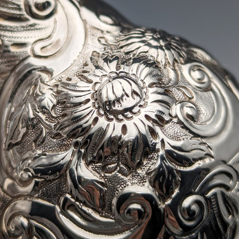 1755 British antique sterling silver cream jug 75g Daniel Shaw